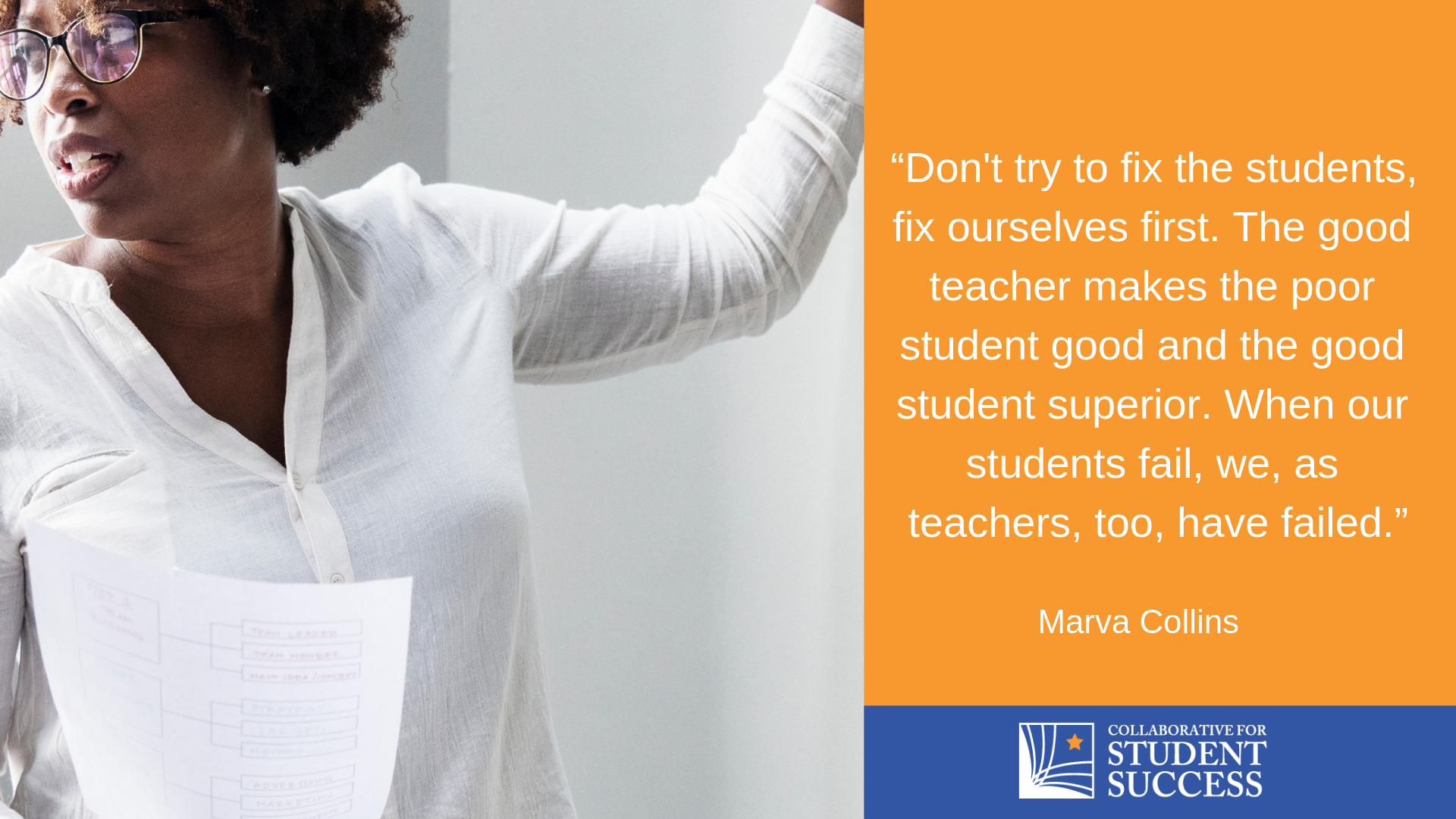 Marva Collins: Her Legacy, Our Lessons | Collaborative for Student Success